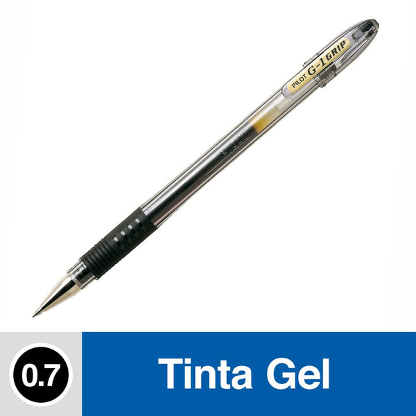 Lápiz Tinta Gel 0.7 mm Punta Media Negro G1 Grip OFICINA Y LIBRERIA PILOT 
