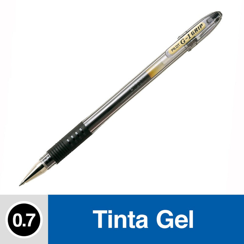 Lápiz Tinta Gel 0.7 mm Punta Media Negro G1 Grip OFICINA Y LIBRERIA PILOT 