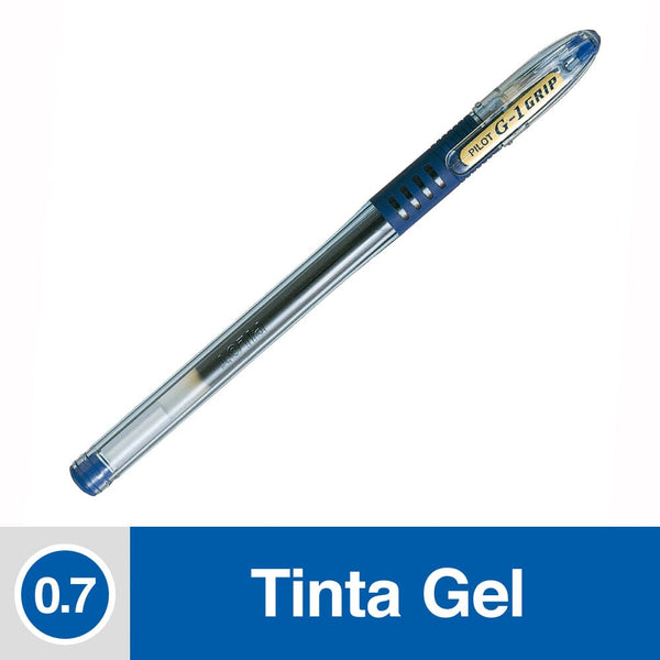 Lápiz Tinta Gel 0.7 mm Punta Media Azul G1 Grip De Goma OFICINA Y LIBRERIA PILOT 