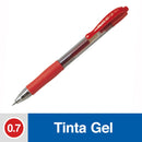 Lápiz Tinta Gel 0.7 mm Punta Media Rojo Retráctil G2 OFICINA Y LIBRERIA PILOT 
