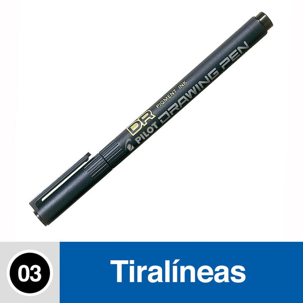 Lápiz Fibra Sw-Dr 0.3 mm Negro OFICINA Y LIBRERIA PILOT 