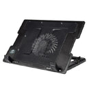 Base Alzador De Notebook Hasta 17" Con ventilador Y Usb TECNOLOGÍA FIDDLER 