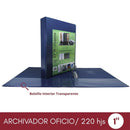 Archivador Catálogo Oficio 2 Aros 1.0 Azul OFICINA Y LIBRERIA D WILLIAMS 