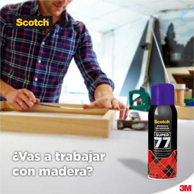 Adhesivo En Spray Multipropósito Super 77 305 Gr OFICINA Y LIBRERIA SCOTCH 