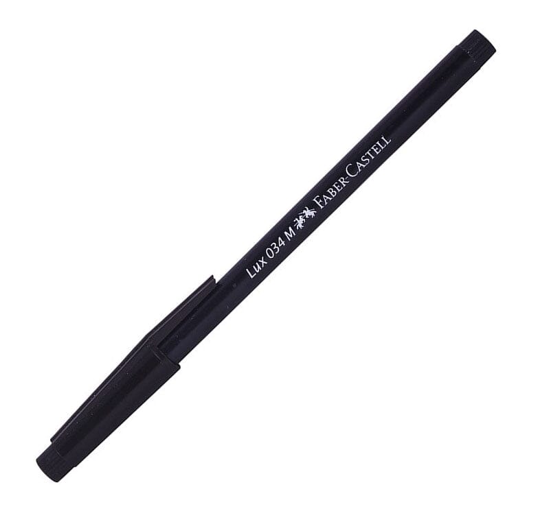 Lápiz Pasta Punta Media Negro 1.0 Mm OFICINA Y LIBRERIA FABER CASTELL 