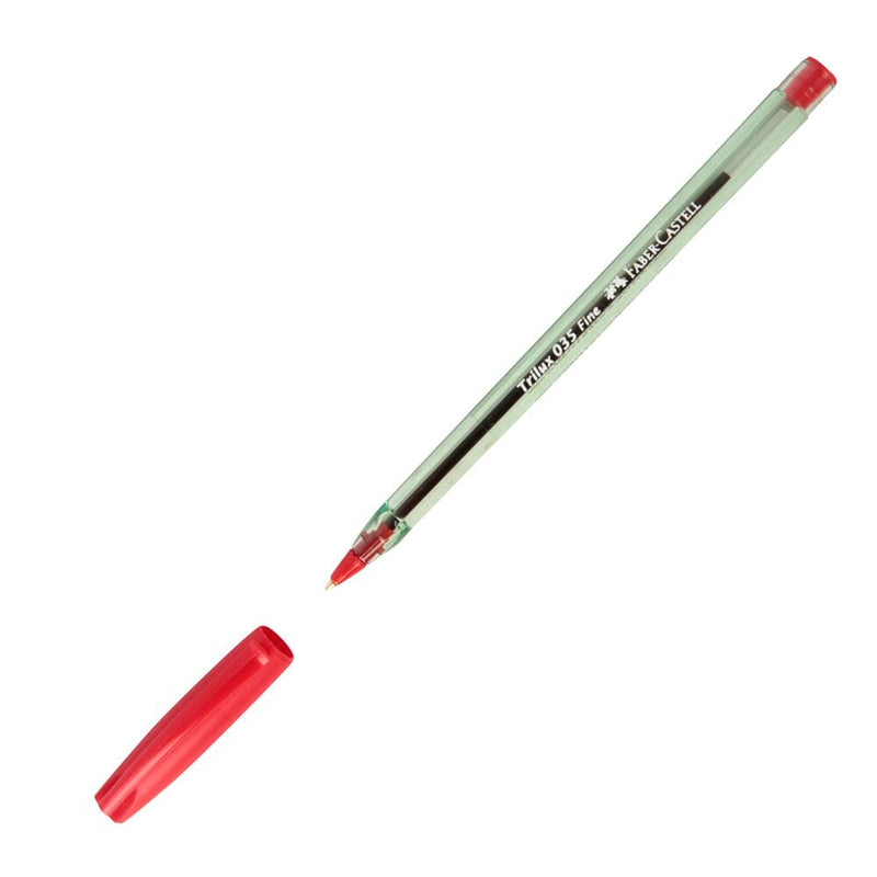 Lápiz Pasta Punta Media Rojo 1.0 Mm OFICINA Y LIBRERIA FABER CASTELL 
