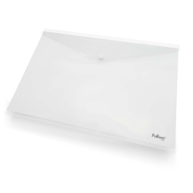Carpeta Sobre Plástico Oficio Con Broche Transparente OFICINA Y LIBRERIA FULTONS 