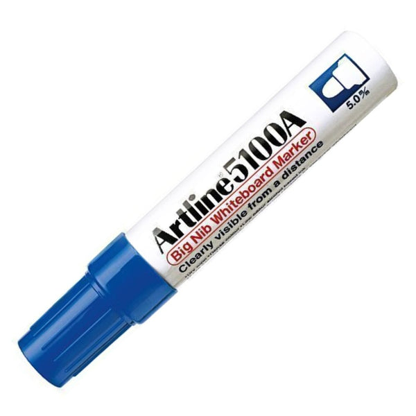 Marcador Pizarra Jumbo Punta Redonda 5100 Color Azul OFICINA Y LIBRERIA ARTLINE 