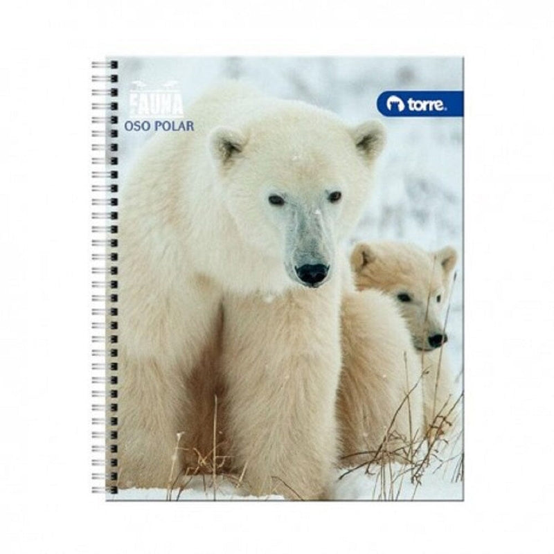 Cuaderno Universitario Matemática 7 Mm 100 Hojas Clásico Fauna OFICINA Y LIBRERIA TORRE 