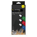 Pintura Acrílica 12 Colores 12 Ml OFICINA Y LIBRERIA LAVORO 