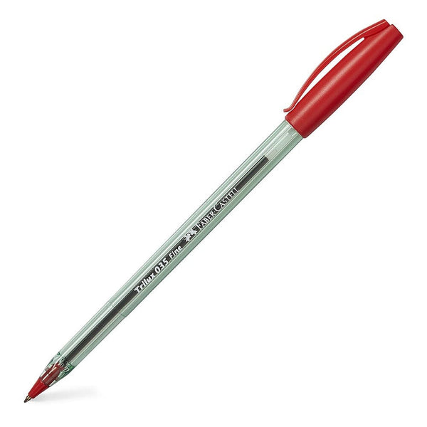 Lápiz Pasta Punta Fina Rojo 0.8 Mm OFICINA Y LIBRERIA FABER CASTELL 