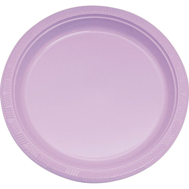 Set 10 Platos Lila 22 Cm BIG PARTY 