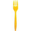 Set 10 Tenedores Amarillo BIG PARTY 