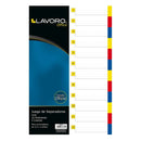 Separador Oficio 12 Divisiones Pp Color OFICINA Y LIBRERIA LAVORO 