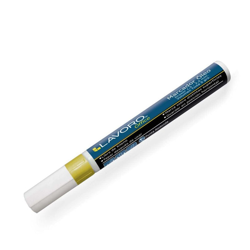 Marcador Oleo Amarillo OFICINA Y LIBRERIA LAVORO 