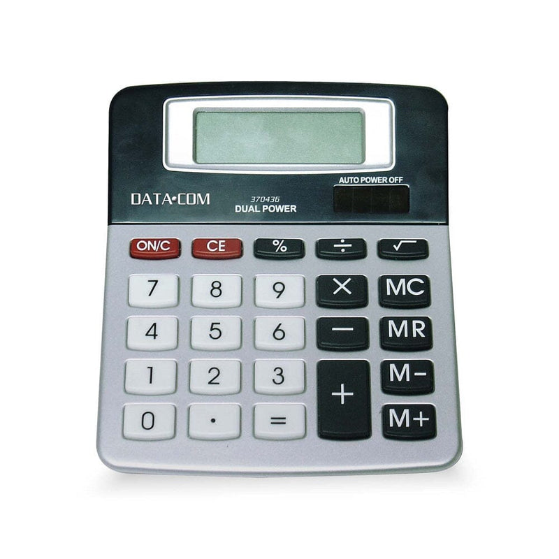 Calculadora Escritorio 10 Dígitos Dual Power OFICINA Y LIBRERIA DATACOM 