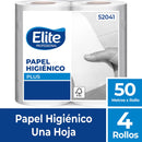 Papel Higiénico Hoja Simple 4 Rollos X 50 Mt ASEO Y LIMPIEZA ELITE PROFESSIONAL 