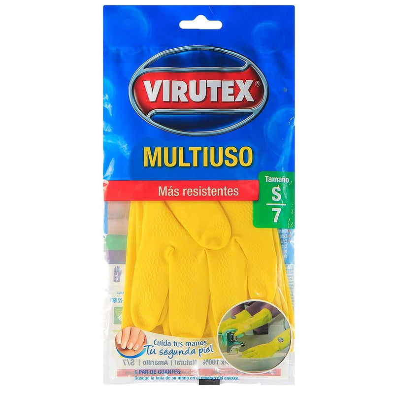 Guante Latex Multiuso Talla S ASEO Y LIMPIEZA VIRUTEX PRO 