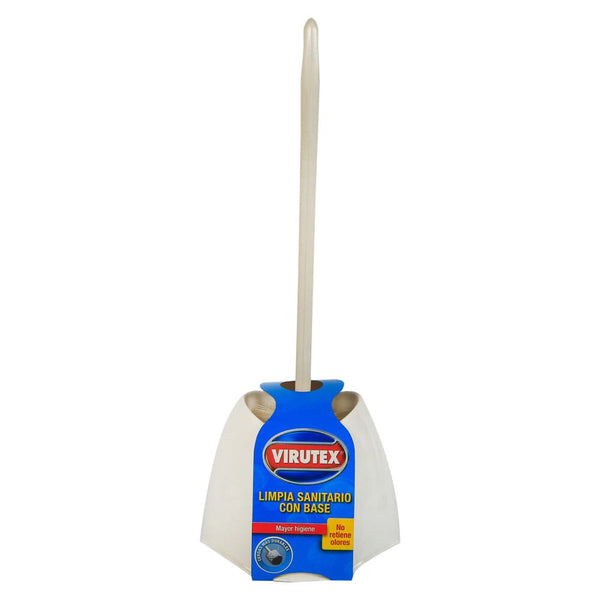Limpiador Inodoro Escobilla Con Base ASEO Y LIMPIEZA VIRUTEX 
