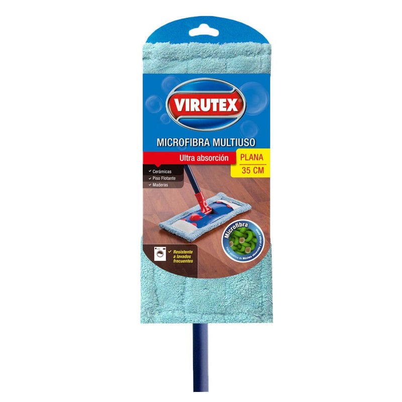 Mopa Plana Completa Microfibra 35 Cm ASEO Y LIMPIEZA VIRUTEX 