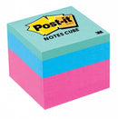 Nota Adhesiva 3M Post It Cubo 2051 Flt Blk 400 Hojas Colores Surtidos OFICINA Y LIBRERIA 3M 