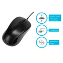 Mouse Usb Óptica Laptop Negro TECNOLOGÍA TARGUS 