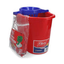 Mopa Redonda Completa Set Balde Estruja Color Surtido ASEO Y LIMPIEZA FIBRO CHILE 