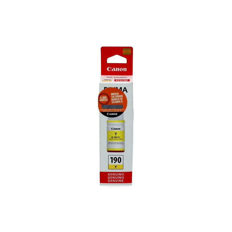 Cartucho Tinta Gi-190 Yellow Pixma G-1100/2100/3100/4100 CANON 