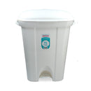 Basurero Plástico Con Pedal Blanco 40.6 cm 72 lt SANREMO 