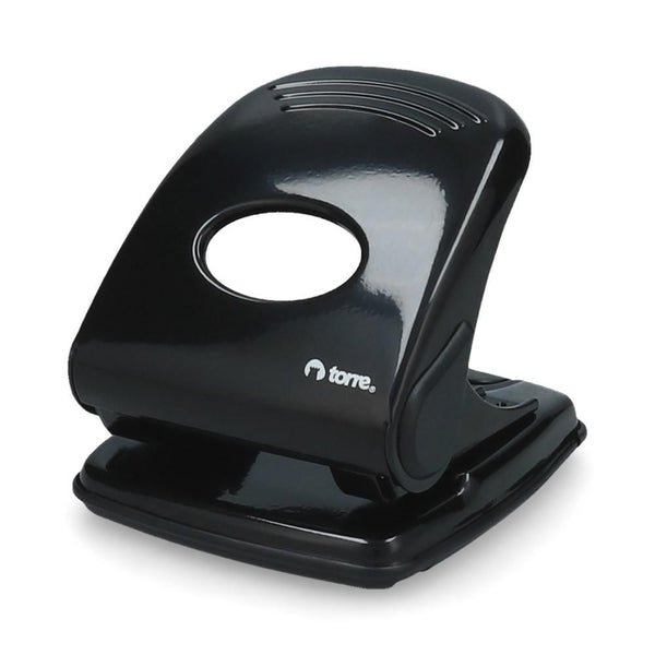 Perforadora Grande 138 Metal Base Goma 40 Hojas TORRE Negro 