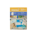 Etiqueta Inkjet/Laser 101 X 34 Mm 350 Un ADETEC Blanco 