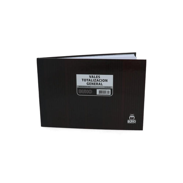 Libro Administrativo Control Totalización Z 32 Hojas BUHO 
