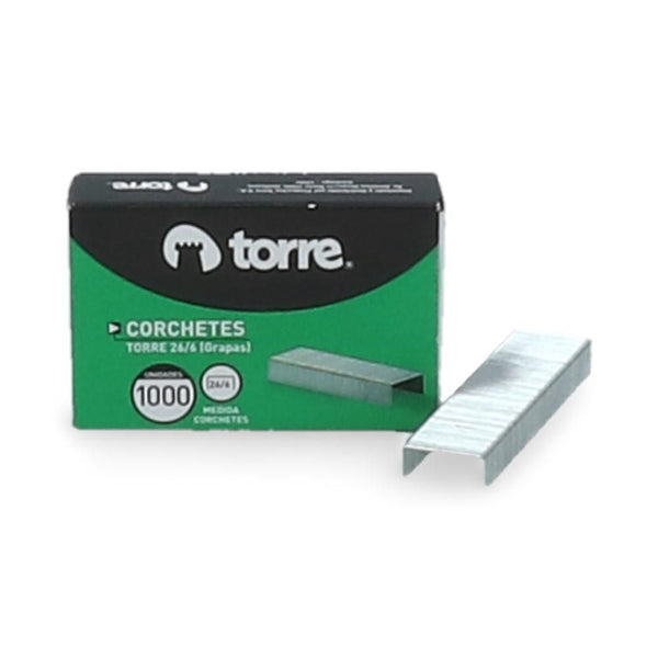 Corchetes Estándar 26/06 1000 Unidades Torre TORRE Metálico 