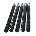 Anillos Plásticos Negro 16 mm 130 Hojas 50 Un DIAZOL Negro 