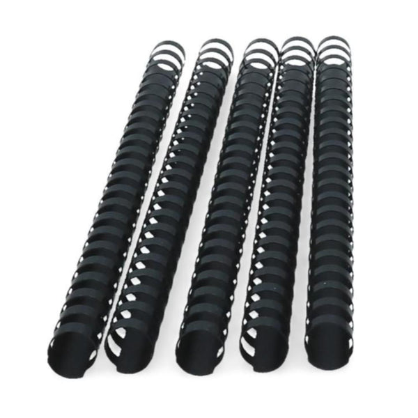 Anillos Plásticos Negro 16 mm 130 Hojas 50 Un DIAZOL Negro 