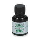 Tinta Para Marcador 30/50/70/90/100 Negro 20 cc ARTLINE Negro 