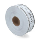 Rollo De Boletos Turno Blanco Con Tinta Negra COUNTECH Blanco / Negro 