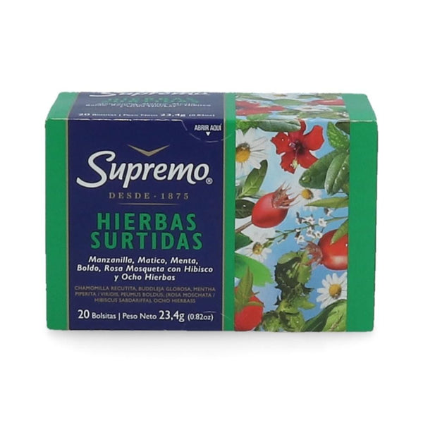 Te Hierbas Surtido 20 Bolsas SUPREMO 