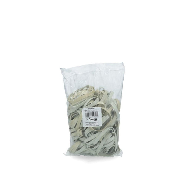 Elástico 1/2 Kilo Billete Liga Blanco DIMERC 