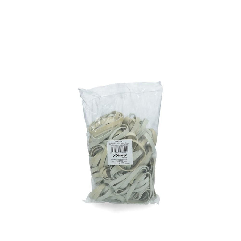 Elástico 1/2 Kilo Billete Liga Blanco DIMERC 