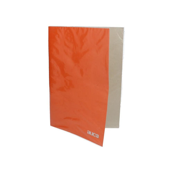 Carpeta Plastificada Con Acco Clip Oficio Naranjo AUCA 