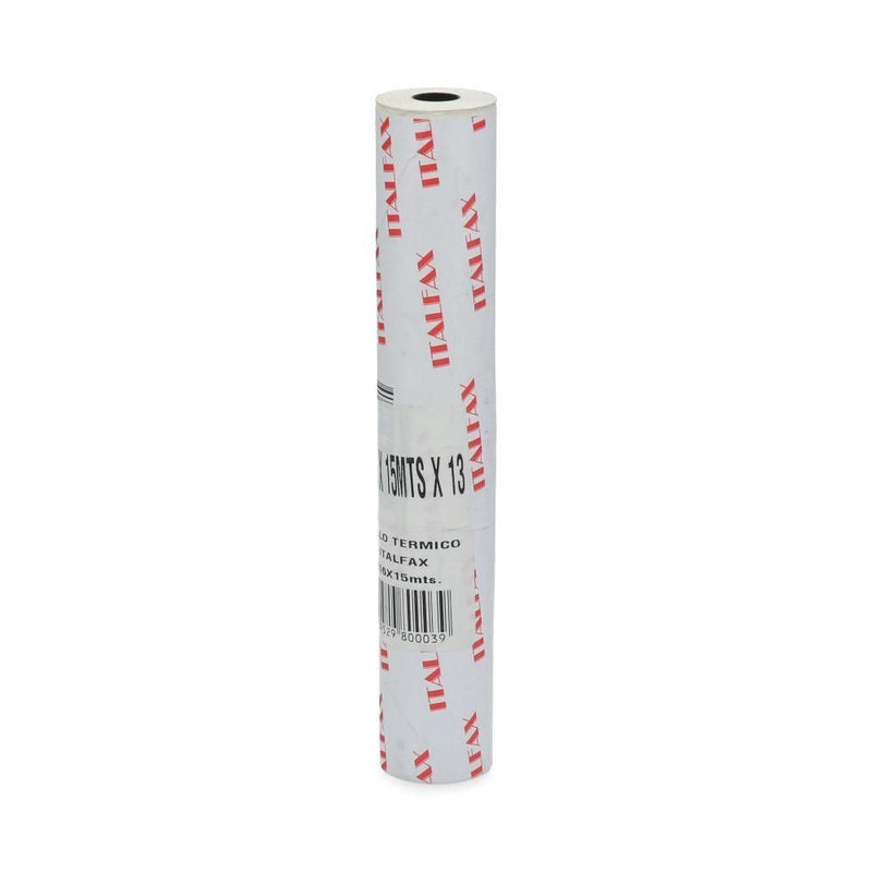 Papel Fax 216 Mm X 15 Mt 3.5 Cm ITALFAX 