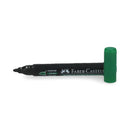 Marcador Permanente Desechable Verde Punta Redonda 52 Faber Castell FABER CASTELL Verde 