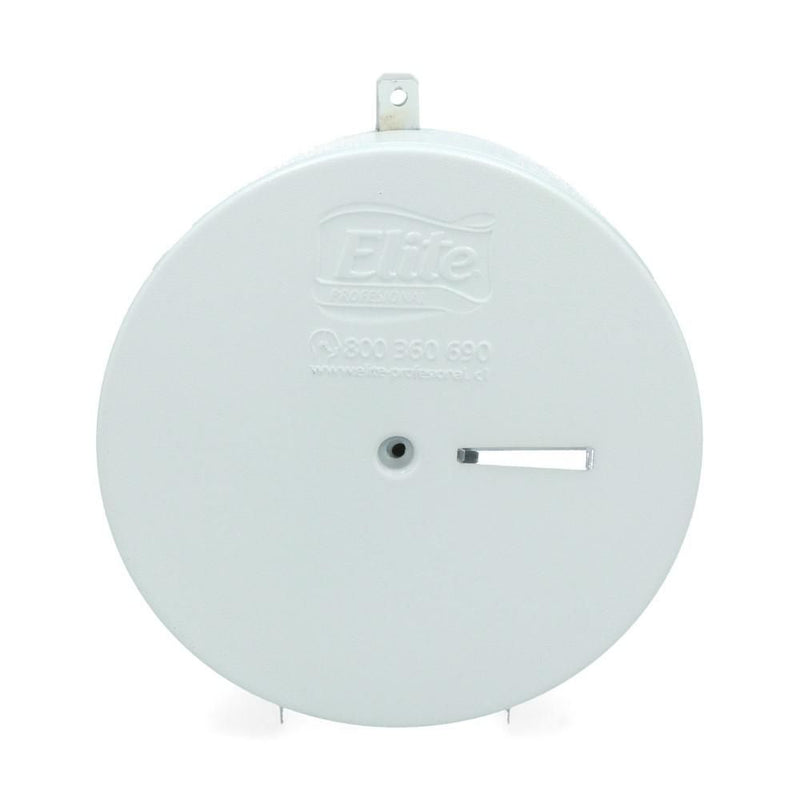 Dispensador Papel Higiénico Metálico Jumbo Blanco ELITE PROFESSIONAL 