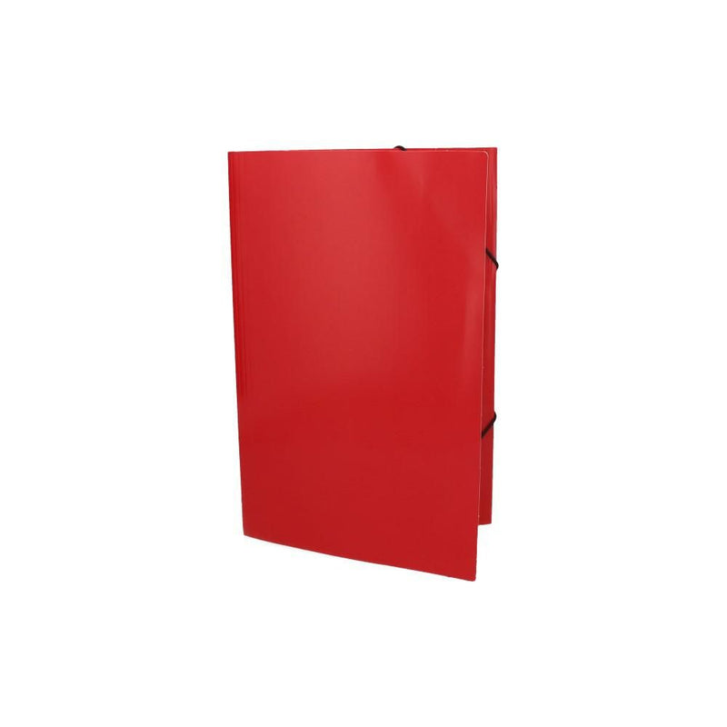 Carpeta Cartulina Con Elástico Rojo BUHO Rojo 