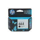 Cartucho Tinta 664 Negro HP Negro 