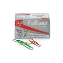 Clips Plastificado 33 mm Colores Surtidos 100 Un FULTONS 
