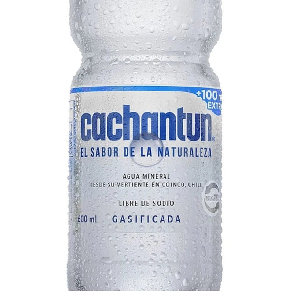 Agua Mineral Con Gas 600 Ml CACHANTUN 