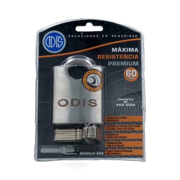 Candado Modelo 960 Inox 60 Mm ODIS 