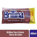 Cera Crema Sachet Tierra De Color 480Cc BRILLINA 